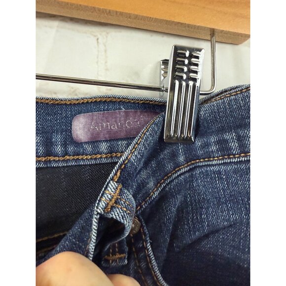 Gloria Vanderbilt Amanda Jeans Womens Plus Size 16 Straight Leg High Waisted - Picture 5 of 7